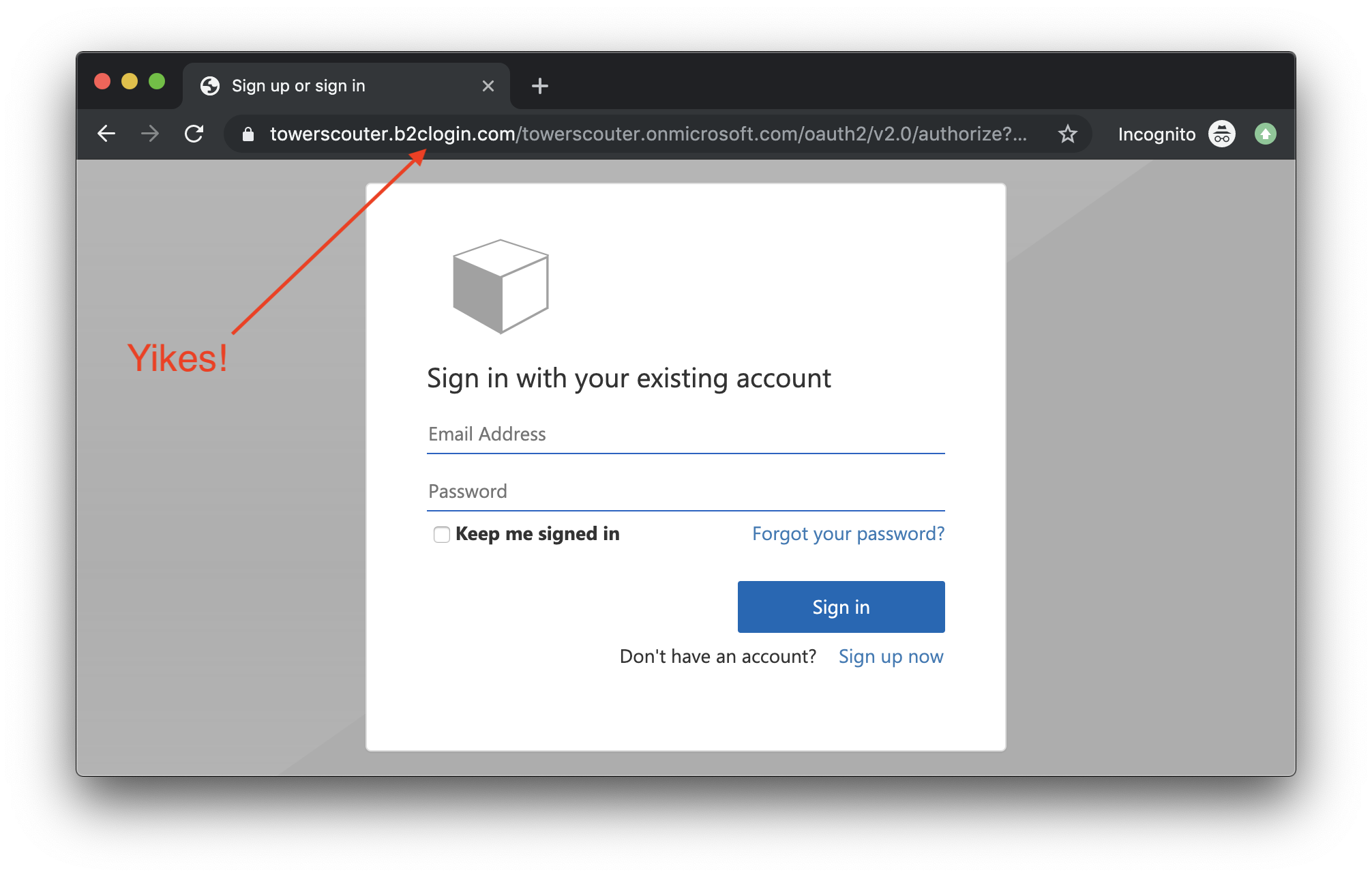 Azure's Sketchy Login